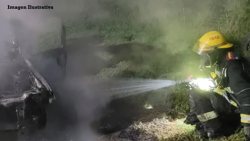 Incendio de vehículo